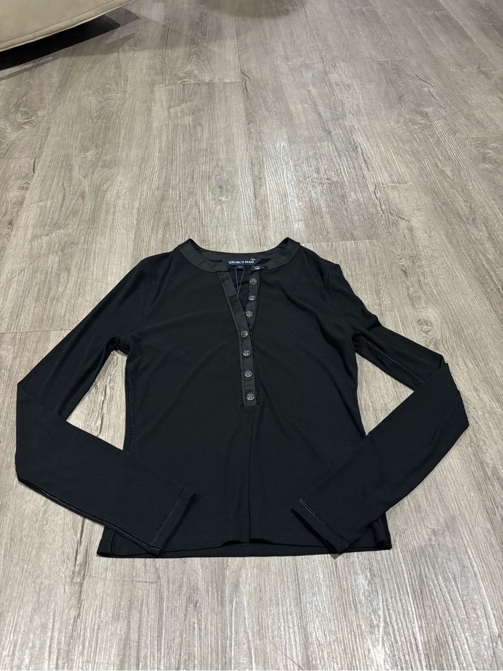 Veronica Beard Drexler Top Black Size Small NEW - Picture 2 of 4